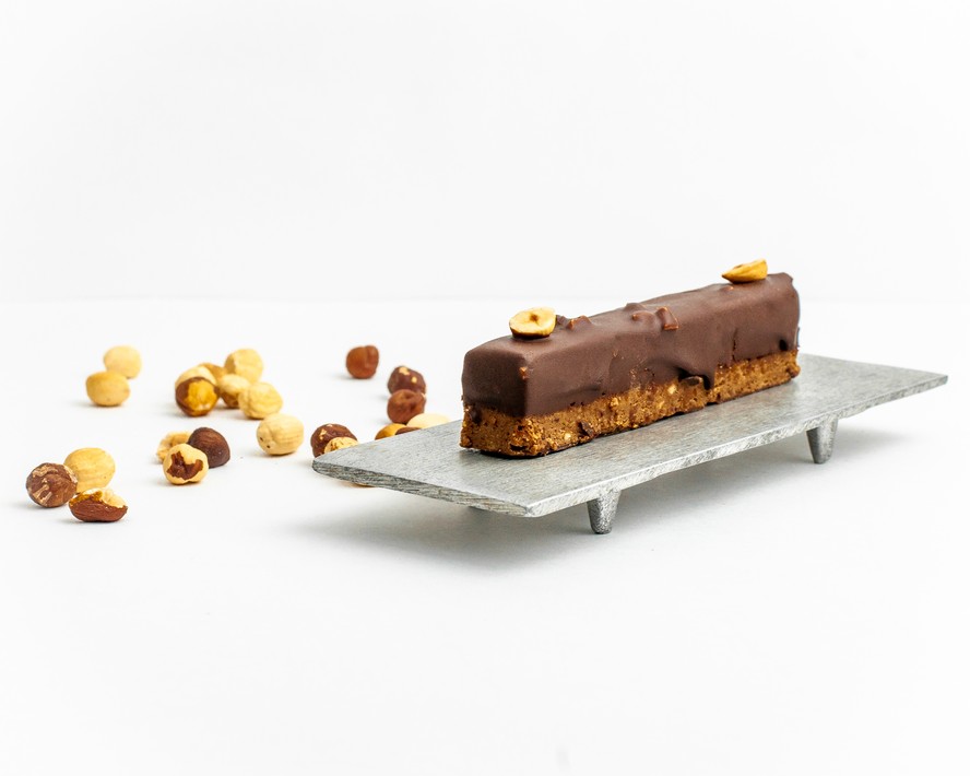 Frédéric Epicerie: fondant de chocolate belga com praliné de avelã