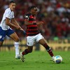 Lorran em ação no jogo do Flamengo contra o Bahia - Gilvan de Souza / Flamengo