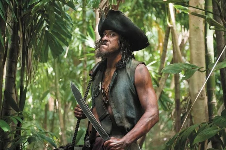 Tamayo Perry em 'Piratas do Caribe'