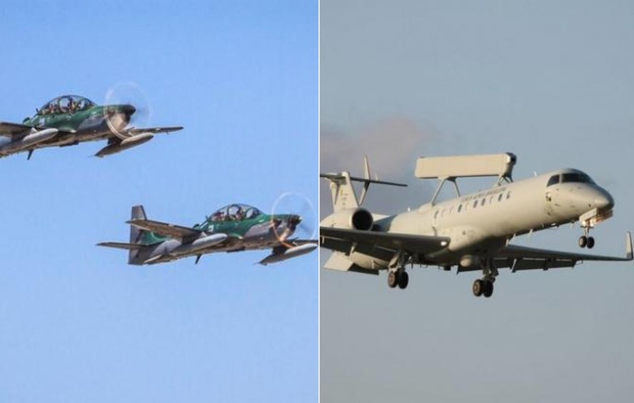 Aviões usados pela FAB na operação