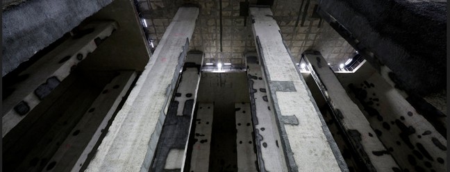 'Catedral subterrânea' de Paris — Foto: AFP