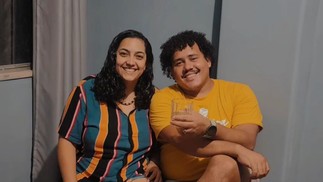 Lucas Henrique, do "BBB" 24, conheceu sua sua mulher, Camila, na igreja. Os dois estão juntos desde 2008 e nunca tiveram outros relacionamentos sérios — Foto: Reprodução/Instagram