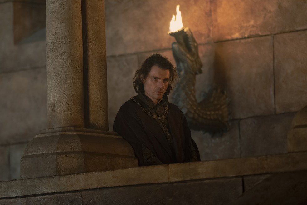 Matthew Needham em cena da segunda temporada de "A casa do dragão" — Foto: Ollie Upton/HBO
