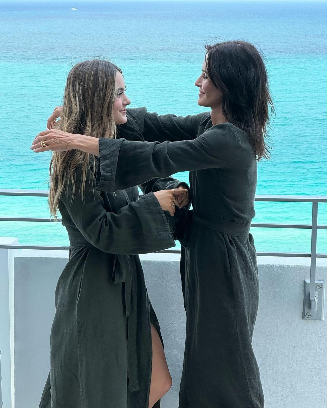 Courteney Cox com a filha, Coco Arquette — Foto: Reprodução/Instagram