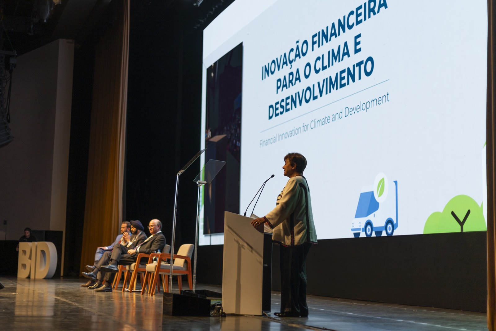 Na foto: Kristalina Georgieva, atual diretora-geral do Fundo Monetário Internacional. — Foto: Maria Isabel Oliveira/Agência O Globo