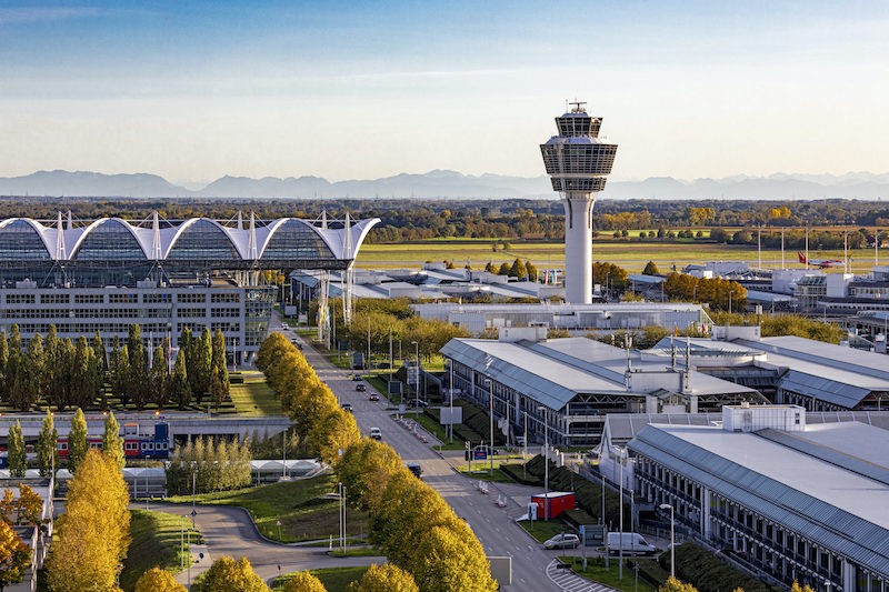 Em oitavo lugar, o Aeroporto Internacional de Munique, na Alemanha — Foto: Reprodução