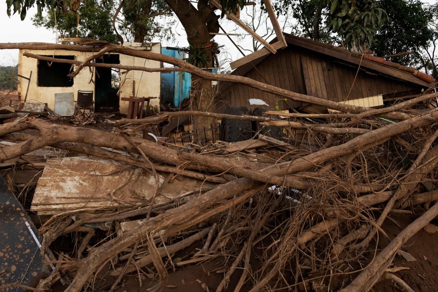 Cruzeiro do Sul, no Rio Grande do Sul: cidade ficou destruída após catástrofe climáticas das chuvas