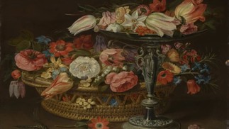 Pintora flamenga fazia obras de natureza morta, com flores, objetos e animais — Foto: Divulgação/Sotherby's