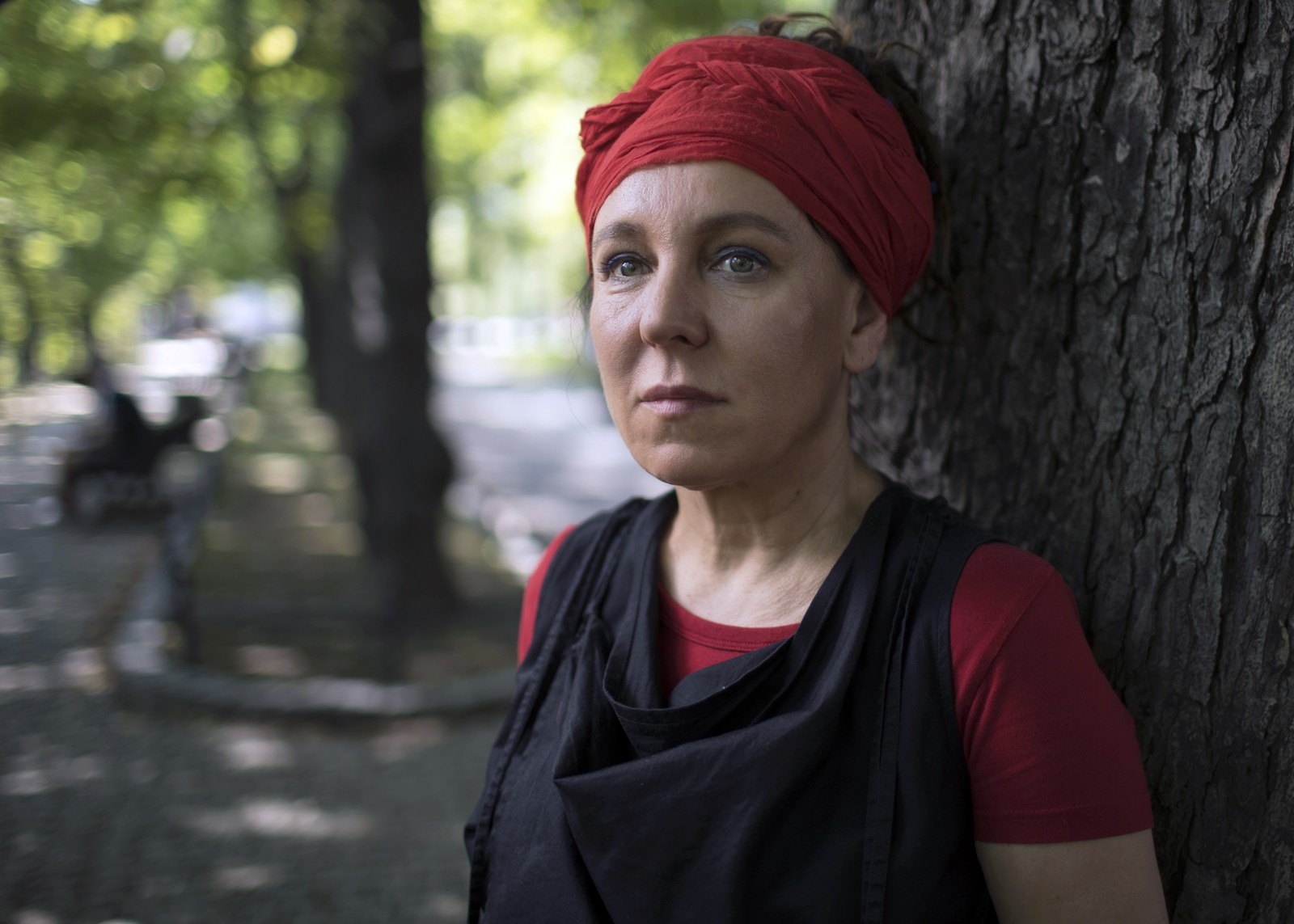 Olga Tokarczuk, vencedora do Nobel de Literatura em 2018 - Foto Maciek Nabrdalik/The New York Times