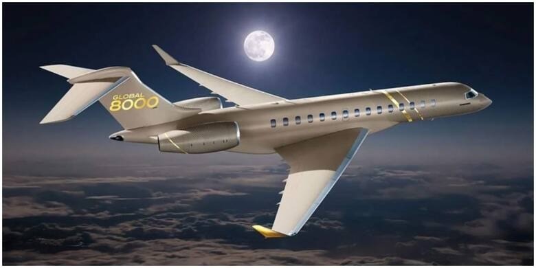 Bill Gates tem um Bombardier 8000 avaliado em cerca de US$ 66 milhões — Foto: Reprodução