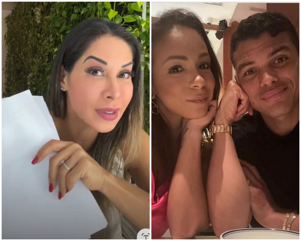 Maíra Cardi mostra provas contra Thiago Silva e Belle Silva — Foto: Reprodução/Instagram