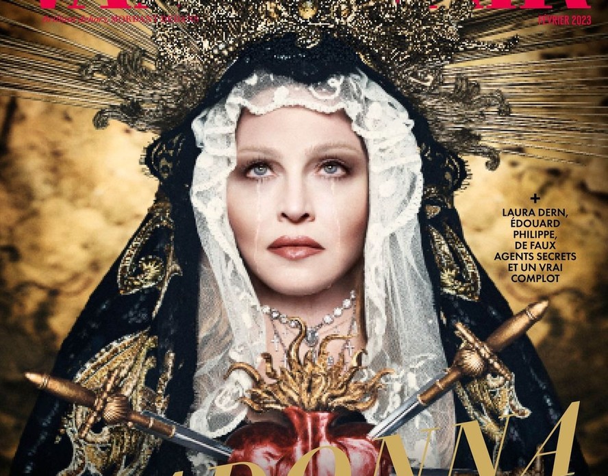Madonna na capa da Vanity Fair francesa