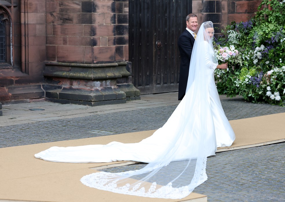 O casamento do Duque de Westminster e Olivia Henson — Foto: The Getty Images