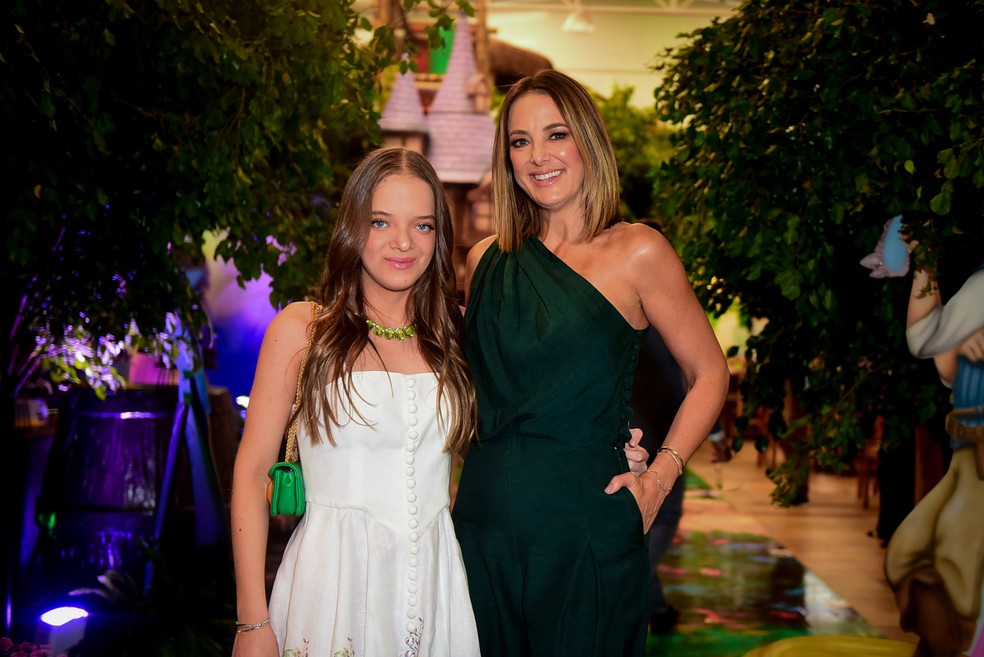 Ticiane Pinheiro e Rafa Justus comemoram os 5 anos da filha Manu — Foto: Andy Santana / Brazil News
