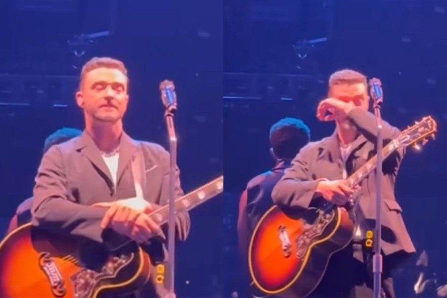 Justin Timberlake se emociona em show após prisão