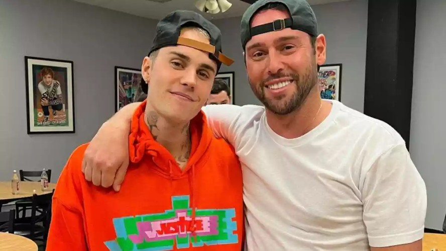 Justin Bieber e Scooter Braun