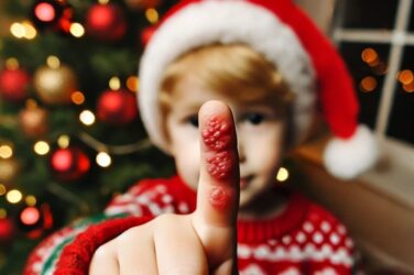 Clinical Quizmas: What is causing this child’s blistery rash and why the sudden Christmas headache?