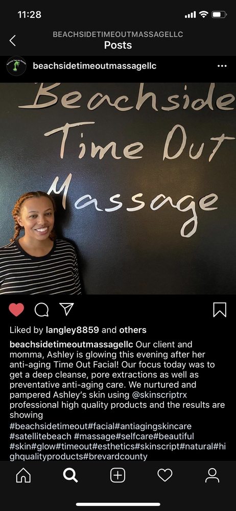 Beach Side Time Out Massage Logo