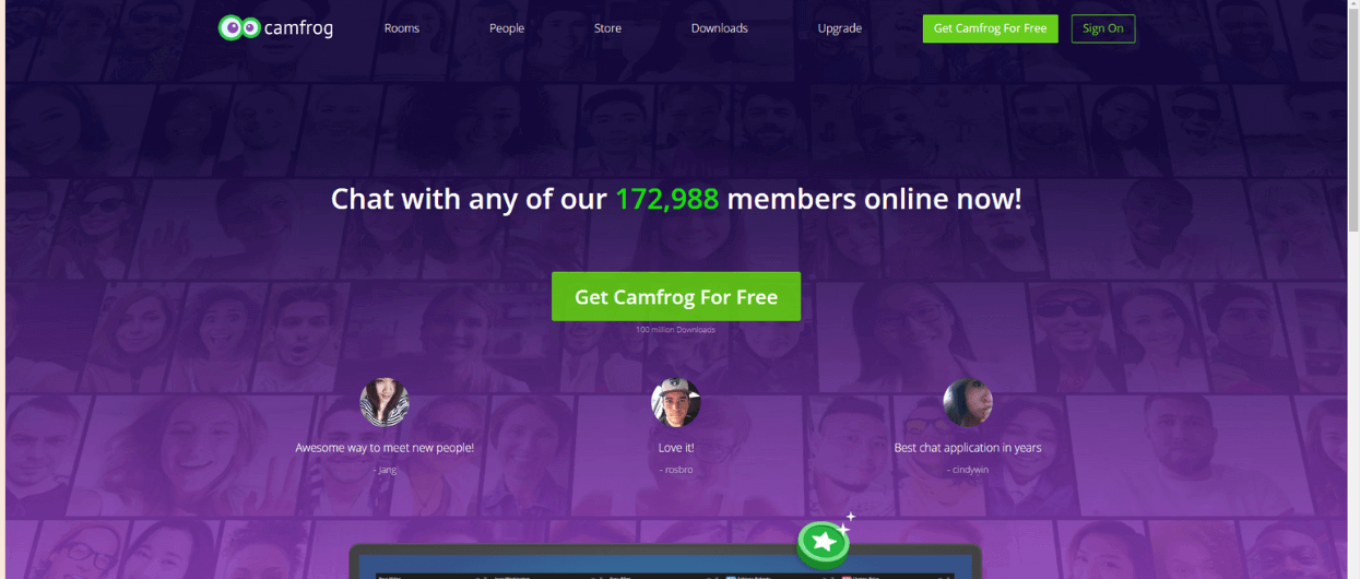 Camfrog Online Video Chat Rooms to Talk with Strangers