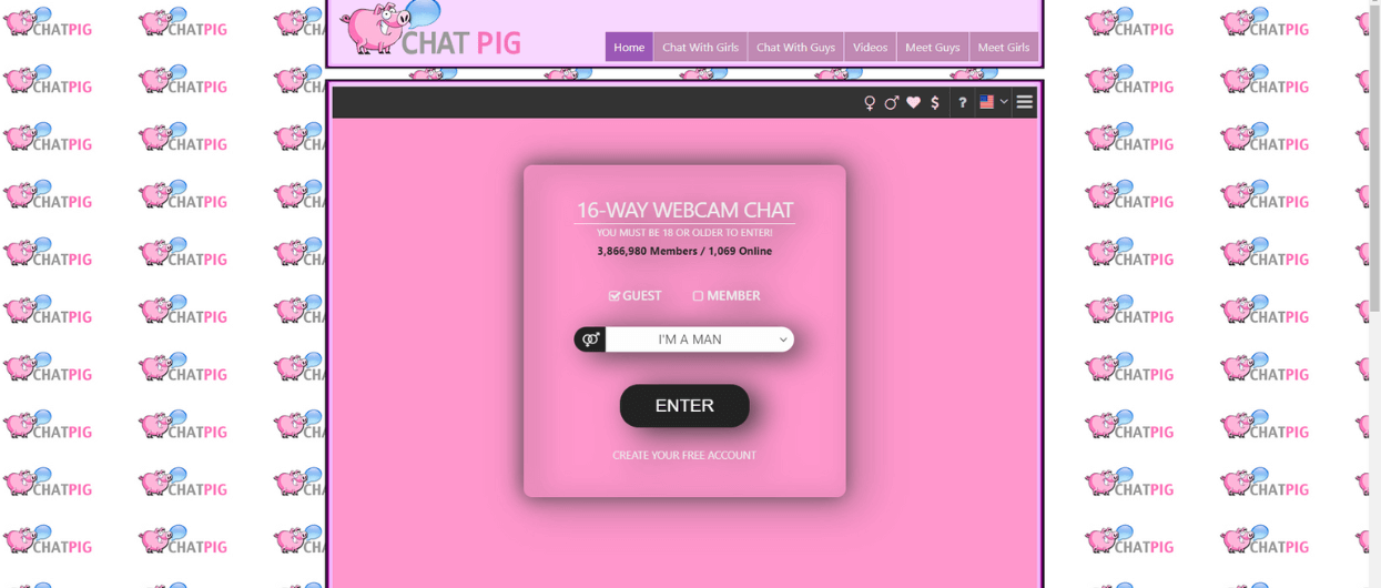 Chatpig site similar to Omegle