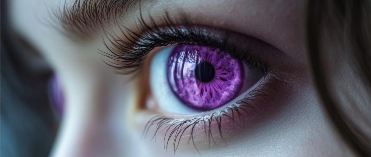 People With Purple Eyes Condition In Real Life