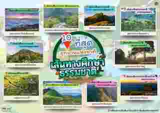 10 ที่สุดอุทยานแห่งชาติ เส้นทางศึกษาธรรมชาติ