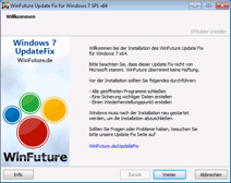 WinFuture UpdateFix fr Windows 7