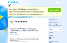 WinFuture bei Twitter