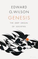 Cover image for Genesis : the deep origin of societies