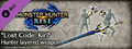 Monster Hunter Rise - &quot;Lost Code: Kiri&quot; Hunter layered weapon (Long Sword)