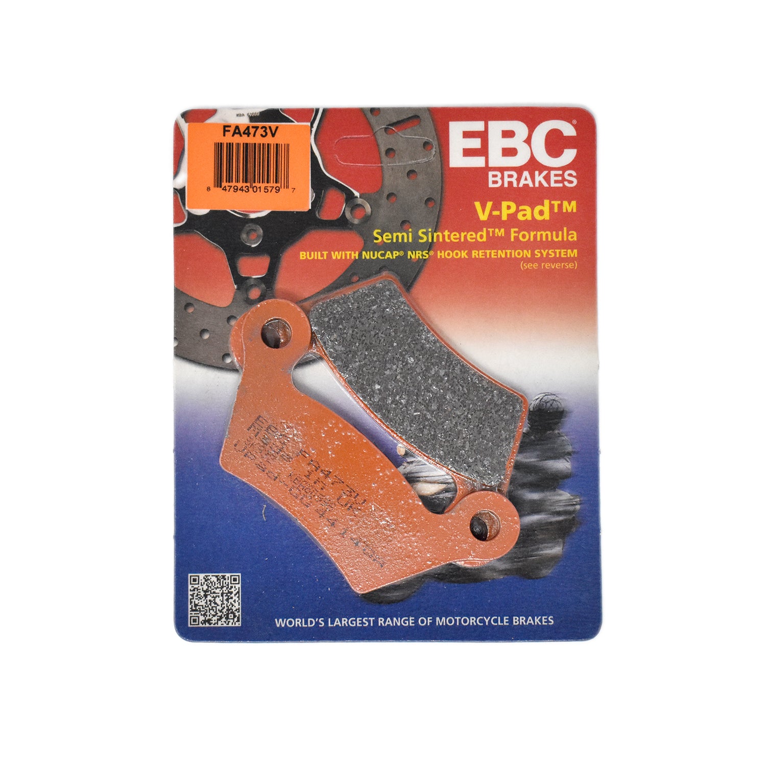 Rear Brake Pad Set - EBC Semi sintered