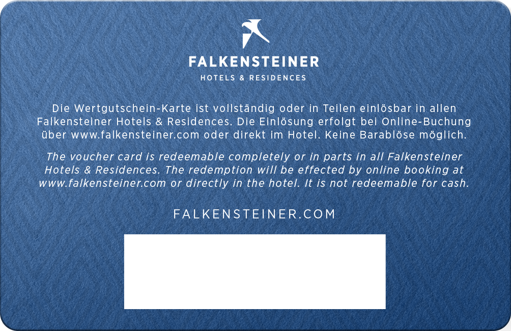 Geschenkkarte Rückseite