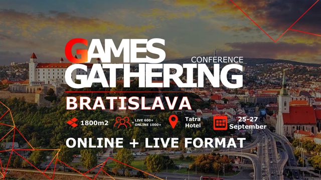 Herní konference Games Gathering 2023 Bratislava proběhne již příští týden