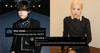 BTS' V gives shoutout to BLACKPINK's Rosé; Fans can't keep calm