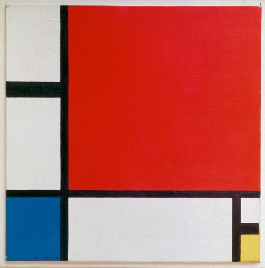 Piet Mondrian, Composition II in Red, Blue, and Yellow, 1930, oil on canvas, 46 x 46 cm (Kunsthaus Zürich)