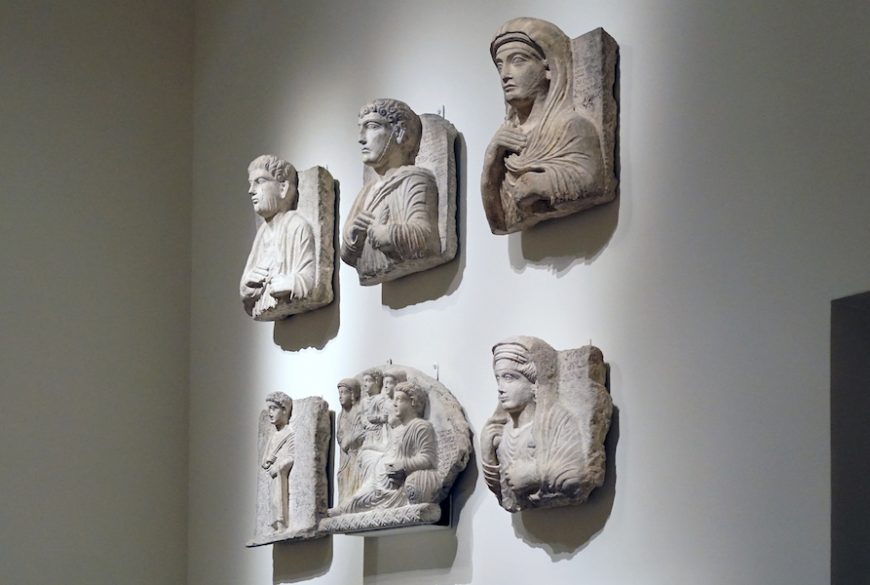 Funerary reliefs, c. 150-200 C.E., Palmyra (The Metropolitan Museum of Art)