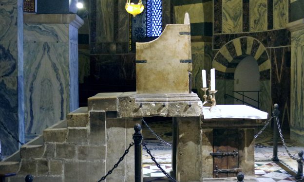 Charlemagne's throne, Palatine Chapel, Aachen