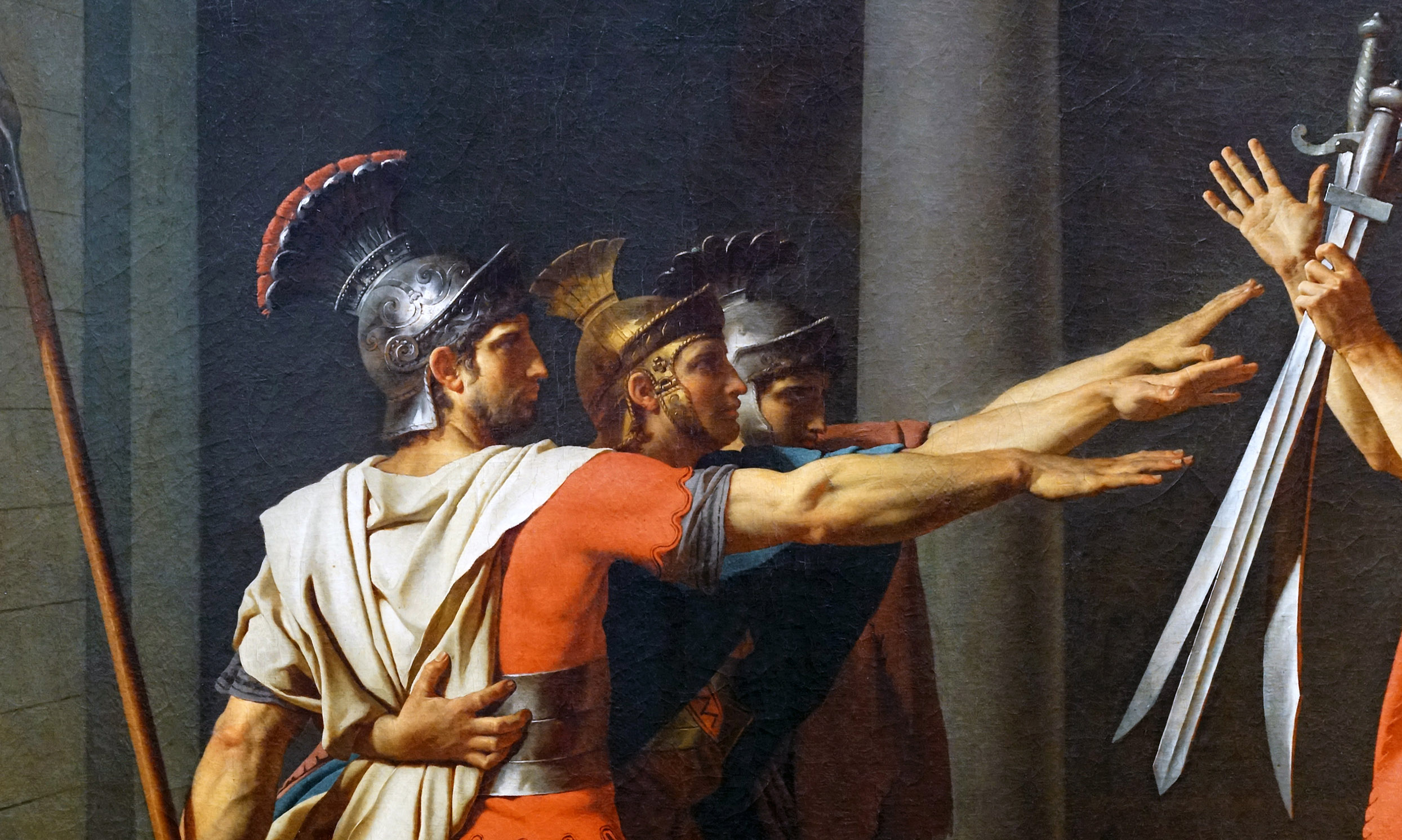 David, Oath of the Horatii