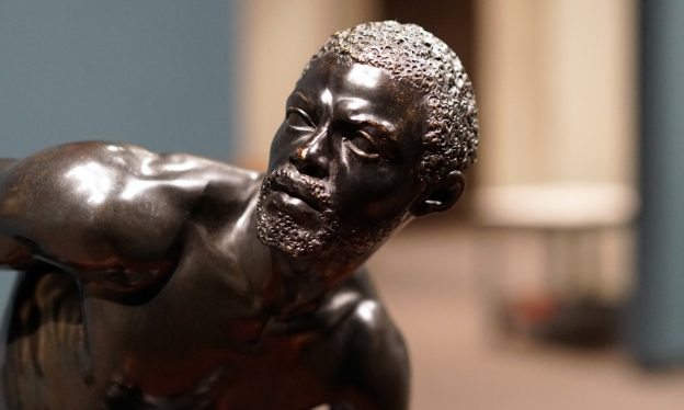 John Quincy Adams Ward, The Freedman, 1863, bronze, 19 3/4 x 14 1/4 x 10 1/2 inches (Amon Carter Museum of American Art, Fort Worth)