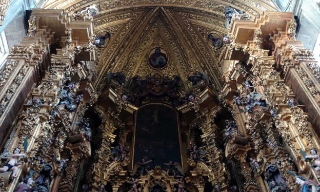 Jerónimo de Balbás, Altar of the Kings (Altar de los Reyes), 1718-37, Metropolitan Cathedral of the Assumption of the Most Blessed Virgin Mary (Mexico City)