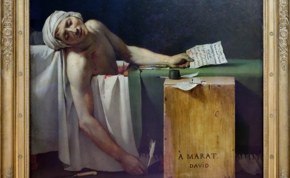 Jacques-Louis David, <em>The Death of Marat</em>