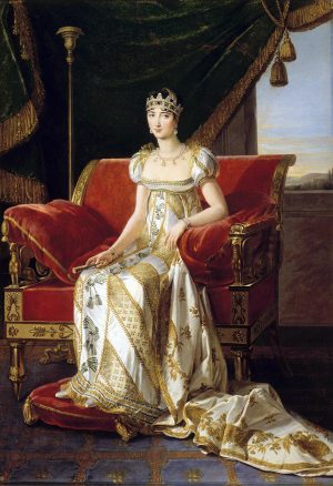 Marie-Guillemine Benoist, Portrait of Pauline Bonaparte, Princess Borghese, 1808, oil on canvas, 200 x 142 cm (Musée national du Château de Fontainebleau)