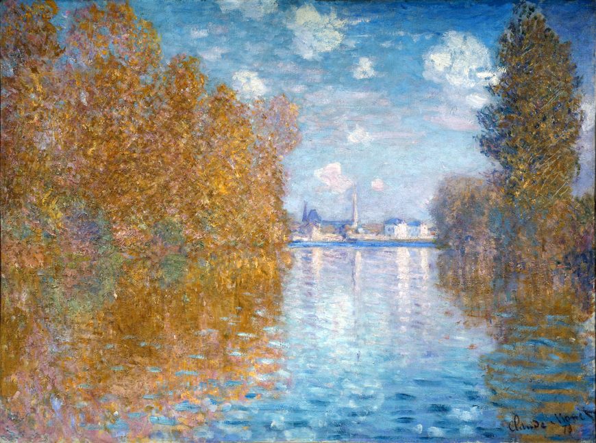 Claude Monet, Autumn Effect at Argenteuil, 1873, oil on canvas, 55 × 74.5 cm (The Courtauld Gallery, London)