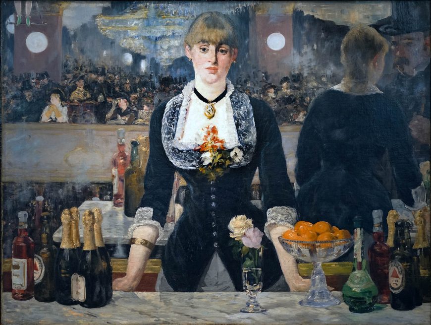 Édouard Manet, A Bar at the Folies-Bergère, oil on canvas, 1882 (Courtauld Gallery, London)