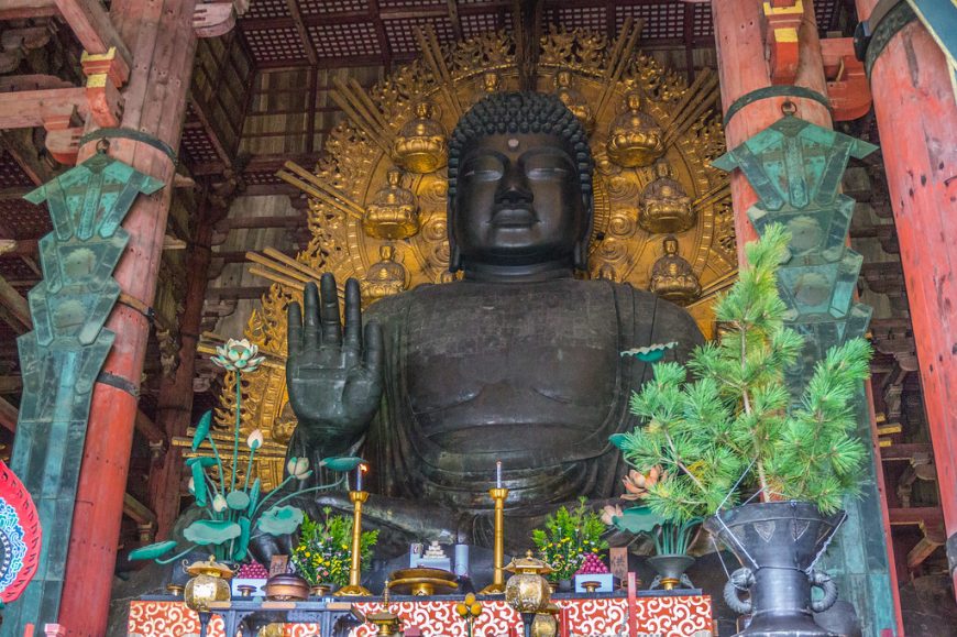 The Daibutsu, Vairocana, at Tōdaiji 