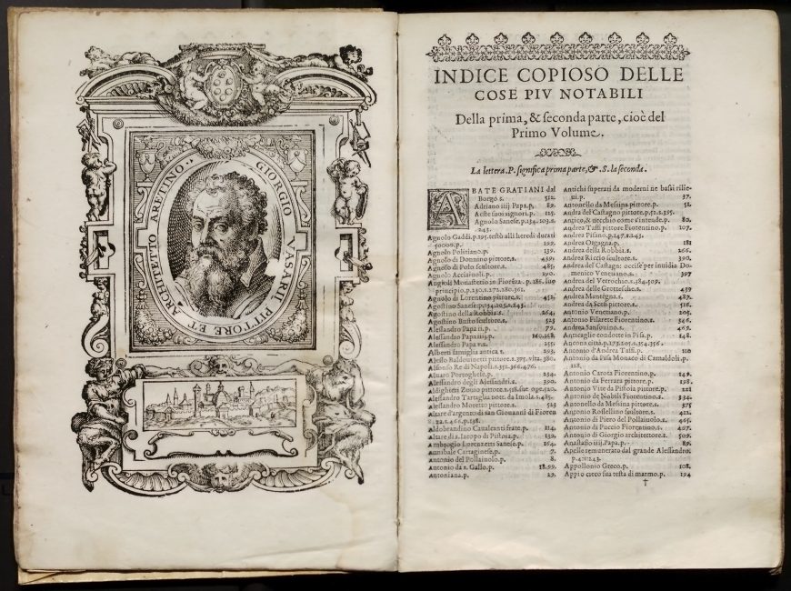 Giorgio Vasari (1511–1574), Le vite de' piu eccellenti pittori scultori e architettori (Florence, 1568) (National Gallery of Art)