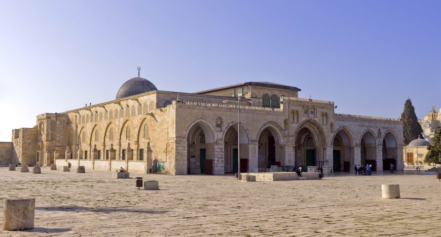 Al-Aqsa Mosque, Temple Mount, Jerusalem, 7th–8th centuries (photo: Andrew Shiva, CC BY-SA 4.0)