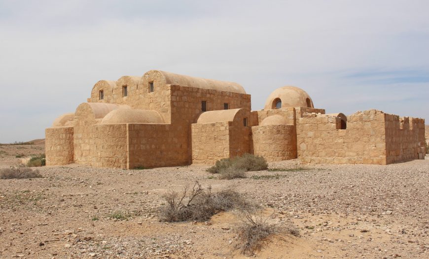 The exterior of the bathhouse, Qusayr ‘Amra, Jordan (photo: Otto Nieminen/Manar al-Athar, CC BY-NC-SA 2.0)