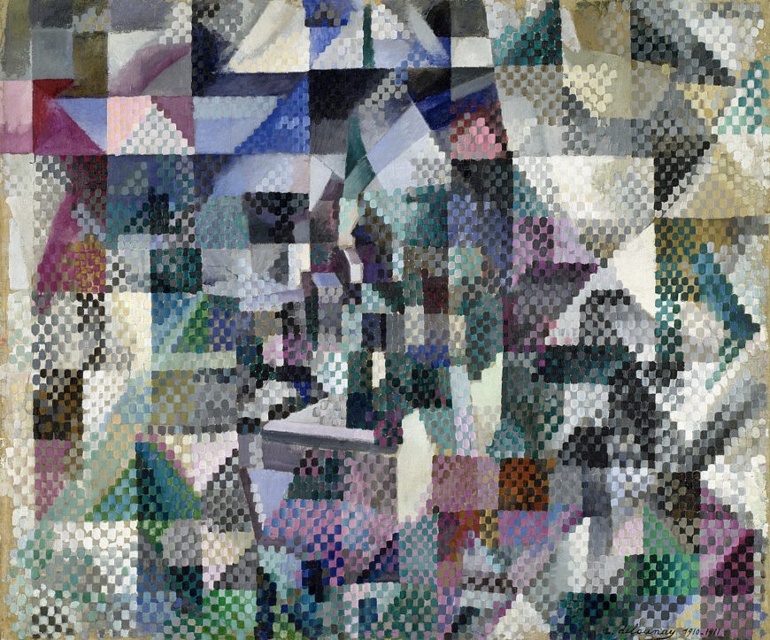 Robert Delaunay, Window on the City no. 3, 1911, oil on canvas, 113.7 x 130.8 cm (Solomon R. Guggenheim Museum, New York)