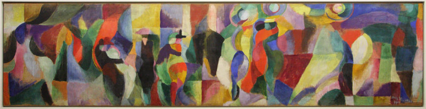 Sonia Delaunay, Bal Bullier, 1913, oil on canvas, 97 x 336.5 cm (MNAM Centre Pompidou)